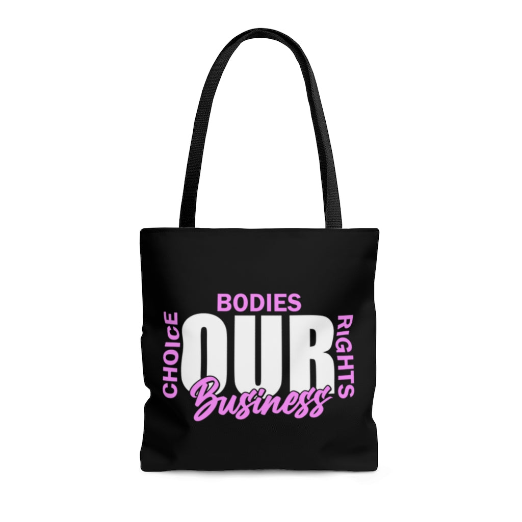 Our Business AOP Tote Bag