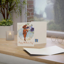Load image into Gallery viewer, Sophisticated Ladies Mothers Day-Orange Folded Greeting Cards (1, 10, 30, and 50pcs)

