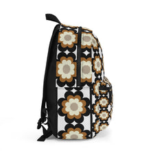 Load image into Gallery viewer, Mocha Flower Power Backpack
