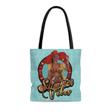 Load image into Gallery viewer, Summer Vibes Aqua- Beach Babe AOP Tote Bag
