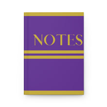 Load image into Gallery viewer, His PurpleGold Hardcover Notebook Matte
