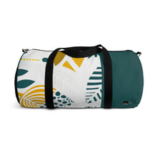 Load image into Gallery viewer, For Her White Flowers Duffel Bag
