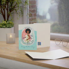 Load image into Gallery viewer, Happy Mothers Day-Happiness Is -Dark Folded Greeting Cards (1, 10, 30, and 50pcs)
