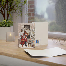 Load image into Gallery viewer, Merry Christmas-Family Folded Greeting Cards (1, 10, 30, and 50pcs)
