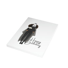 Load image into Gallery viewer, Happy Birthday-Black3 Folded Greeting Cards (1, 10, 30, and 50pcs)
