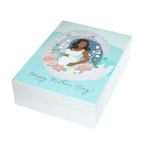 Load image into Gallery viewer, Happy Mothers Day-Live Laugh Love Folded Greeting Cards (1, 10, 30, and 50pcs)

