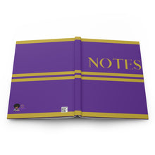Load image into Gallery viewer, His PurpleGold Hardcover Notebook Matte
