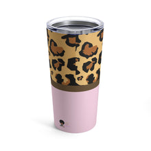 Load image into Gallery viewer, Cheetah Pink Tumbler 20oz
