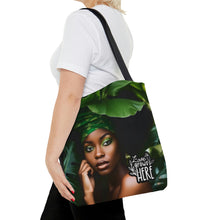 Load image into Gallery viewer, Love Grows Here-Green AOP Tote Bag
