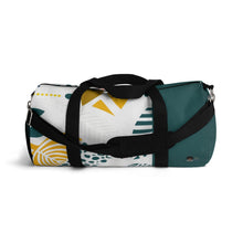 Load image into Gallery viewer, For Her White Flowers Duffel Bag
