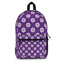 Load image into Gallery viewer, Purple &amp; Flowers Backpack
