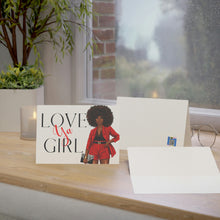 Load image into Gallery viewer, Love Ya Girl-Red Folded Greeting Cards (1, 10, 30, and 50pcs)
