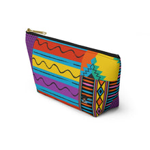 Load image into Gallery viewer, Ankara Multi Accessory Pouch w T-bottom
