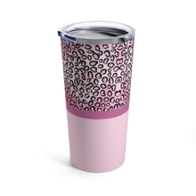 Load image into Gallery viewer, Pink Cheetah Tumbler 20oz
