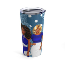 Load image into Gallery viewer, The Sisterhood Blue/White Tumbler 20oz
