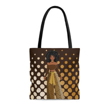 Load image into Gallery viewer, Stand Up Brown AOP Tote Bag
