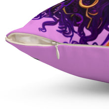 Load image into Gallery viewer, Candy Girl-Lavender Square Pillow
