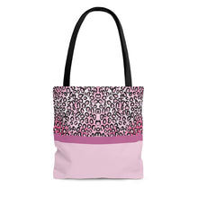 Load image into Gallery viewer, Pink Cheetah AOP Tote Bag

