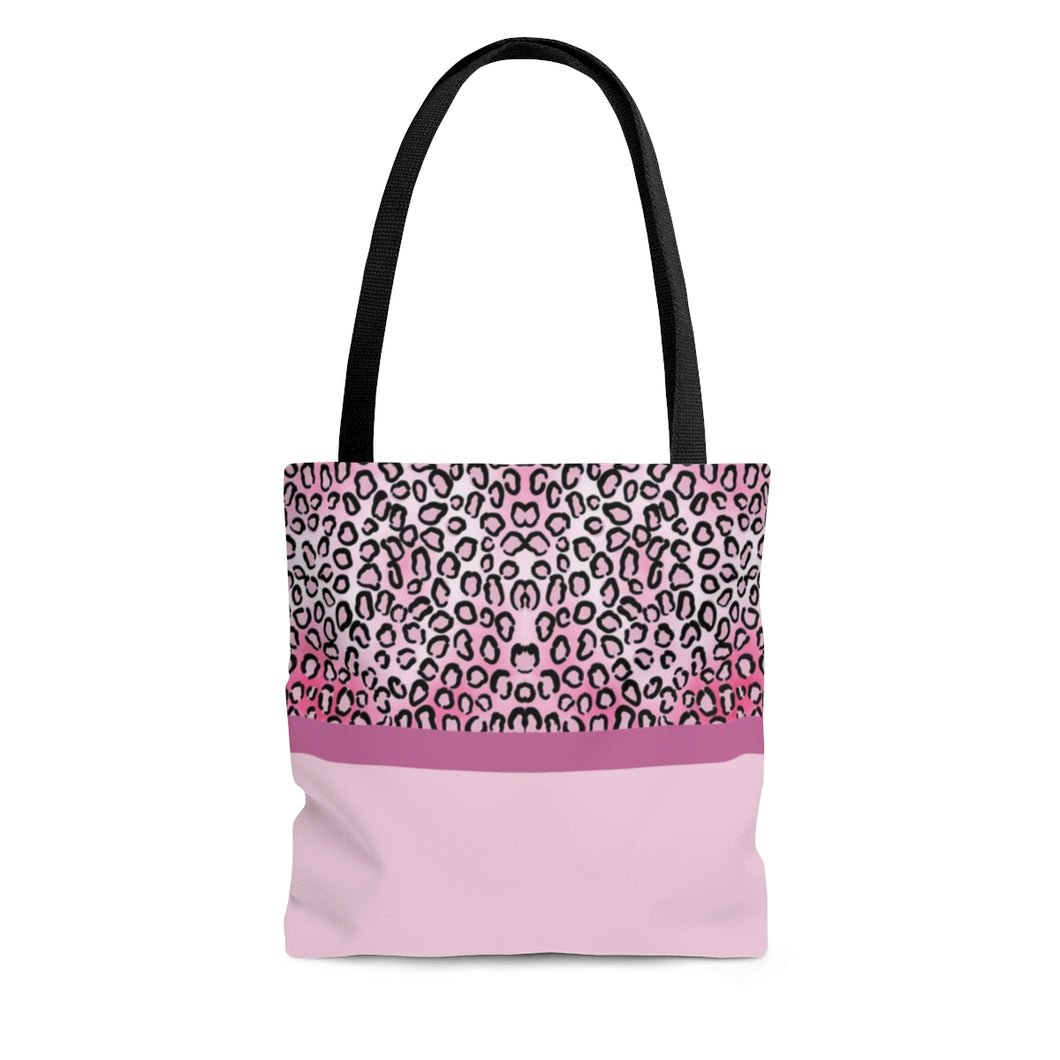 Pink Cheetah AOP Tote Bag