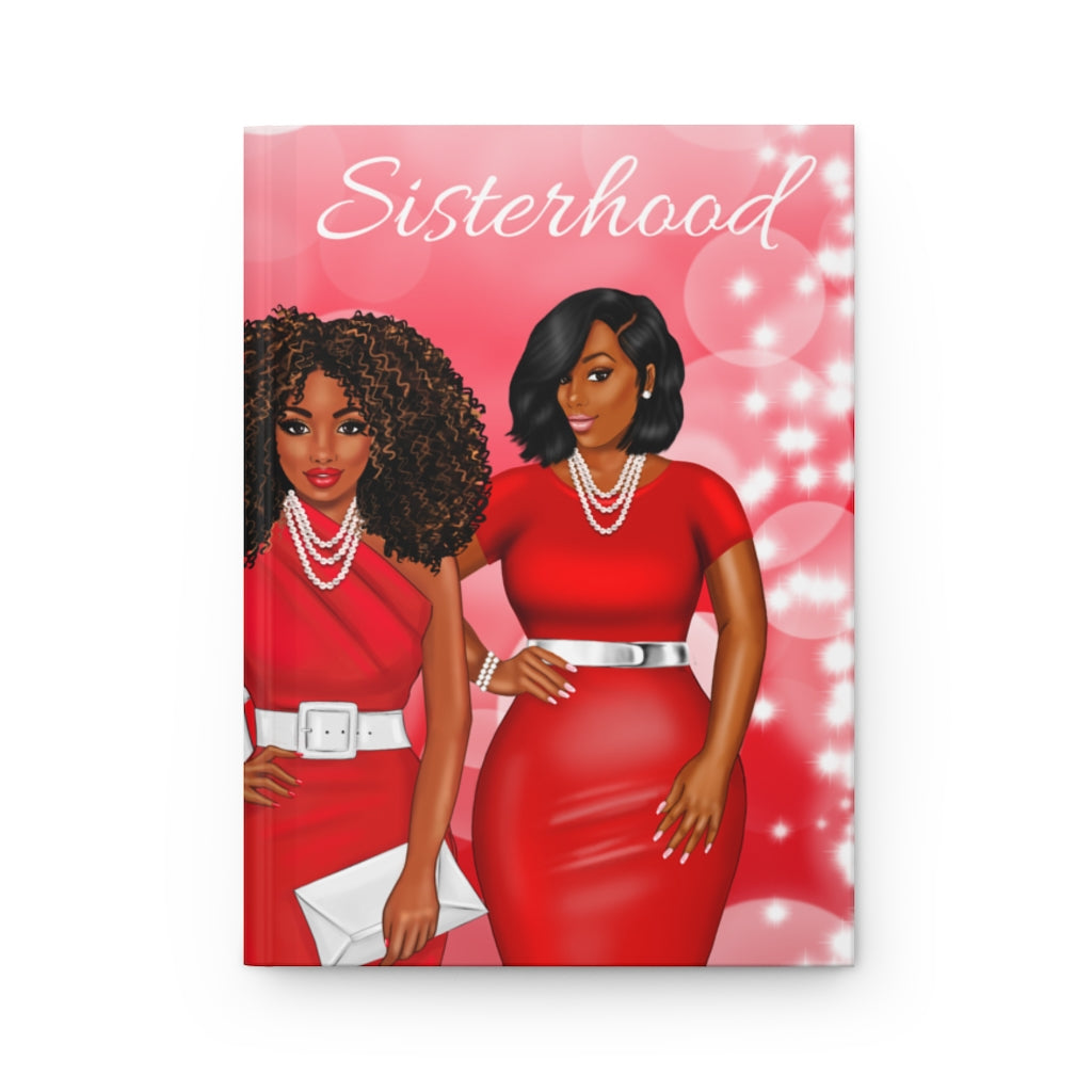 The Sisterhood Red/White Hardcover Journal Matte