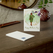 Load image into Gallery viewer, Sophisticated Ladies Mothers Day-Lime Folded Greeting Cards (1, 10, 30, and 50pcs)
