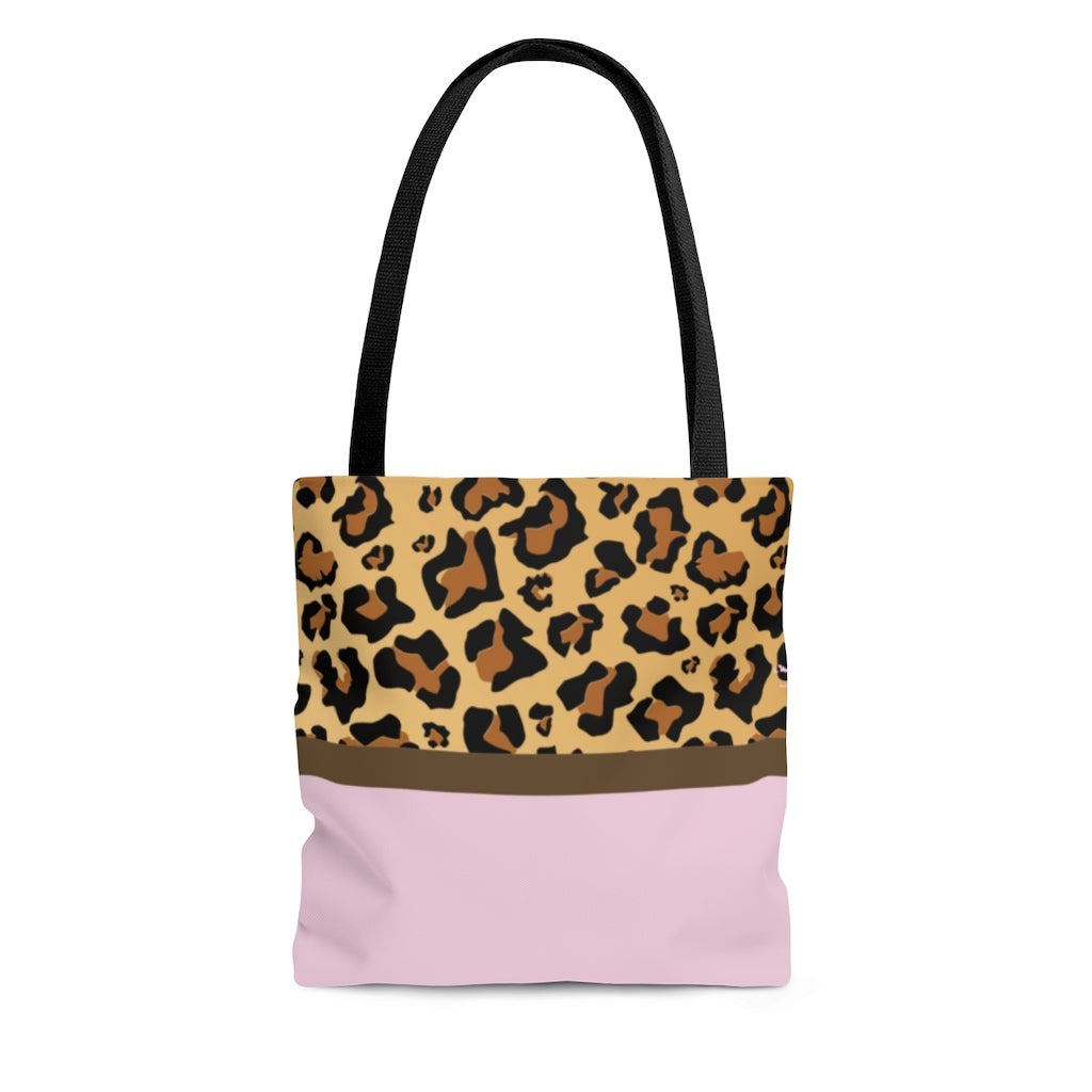 Cheetah Pink AOP Tote Bag