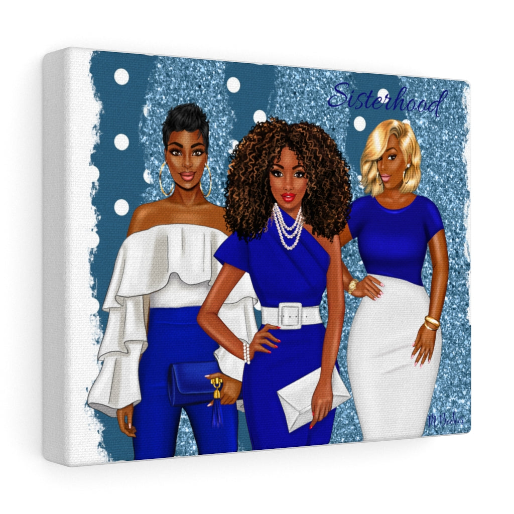 The Sisterhood Blue/White Canvas Gallery Wraps