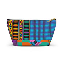 Load image into Gallery viewer, Ankara Multi Accessory Pouch w T-bottom
