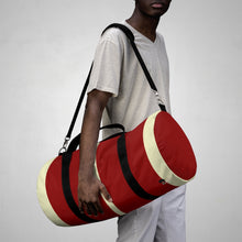 Load image into Gallery viewer, His CrimsonCream Duffel Bag
