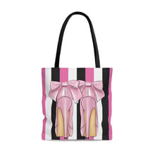 Load image into Gallery viewer, Heels &amp; Stripes AOP Tote Bag
