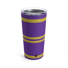 Load image into Gallery viewer, His PurpleGold Tumbler 20oz
