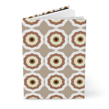 Load image into Gallery viewer, Mocha Circles Hardcover Journal Matte
