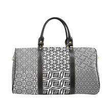 Load image into Gallery viewer, BlackWhite Ankara Multi Travel Bag Small
