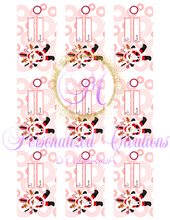 Load image into Gallery viewer, Black Santas- Printable Gift Tags
