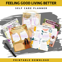 Load image into Gallery viewer, Feeling Good Living Better- Self Care Printable Download
