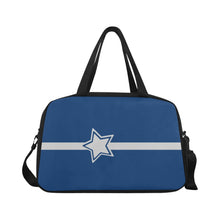 Load image into Gallery viewer, Fitness Blue Star Gym Bag
