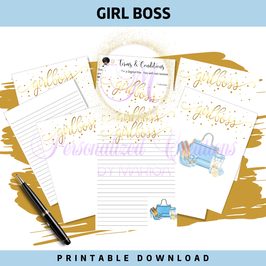 Girl Boss- Printable Download