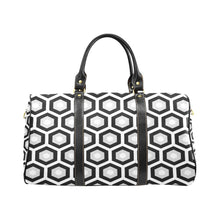 Load image into Gallery viewer, Black/White/Gray Honeycomb 3 PC Travel Set
