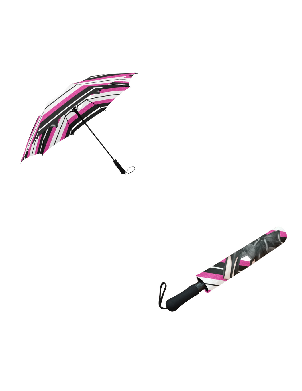 PCM Glam Semi-Automatic Foldable Umbrella