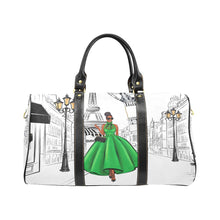 Load image into Gallery viewer, Paris Green Travel Bag Large
