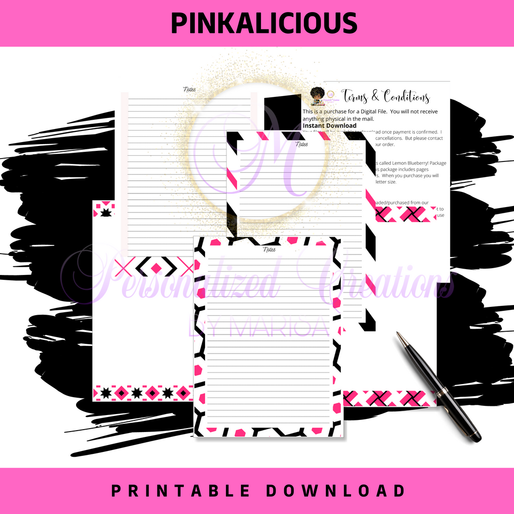 Pinkalicious- Printable Download