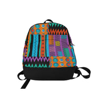 Load image into Gallery viewer, Purple Ankara Backpack
