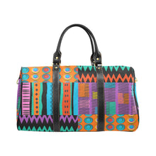 Load image into Gallery viewer, Ankara Purple Travel Bag Small
