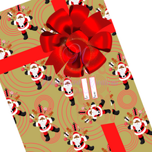 Load image into Gallery viewer, Black Santas Gold- Printable Gift Tags
