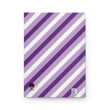 Load image into Gallery viewer, For Her Purple Stripes Hardcover Journal Matte

