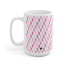 Load image into Gallery viewer, Pink Ribbons Ceramic Mug 15oz
