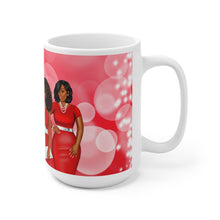 Load image into Gallery viewer, The Sisterhood Red/White Ceramic Mug 15oz
