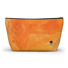 Load image into Gallery viewer, The Sisterhood Blue/Gold Accessory Pouch w T-bottom
