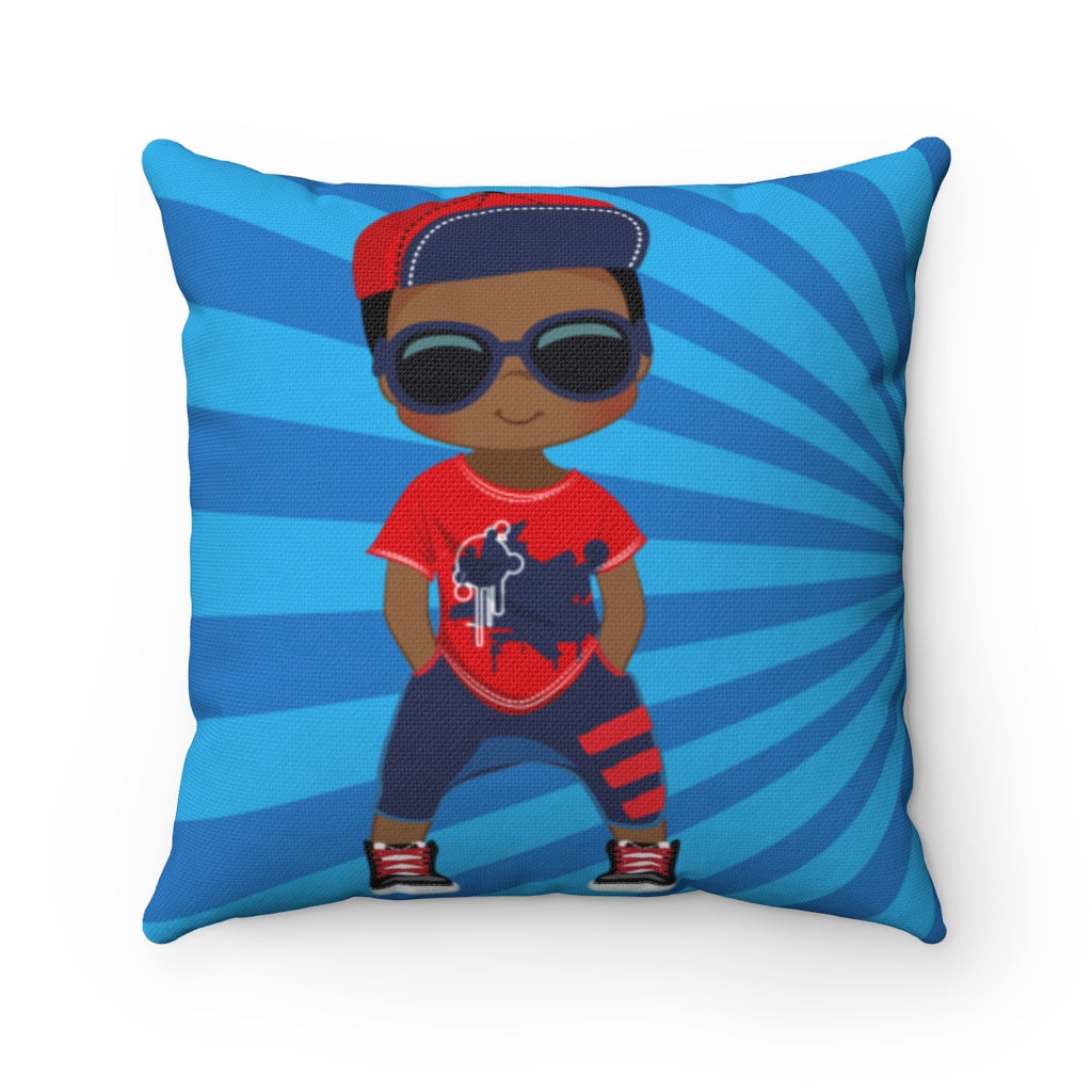 HipHop4 Kids Spun Polyester Square Pillow