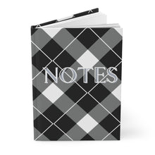 Load image into Gallery viewer, His Black Argyle Hardcover Journal Matte
